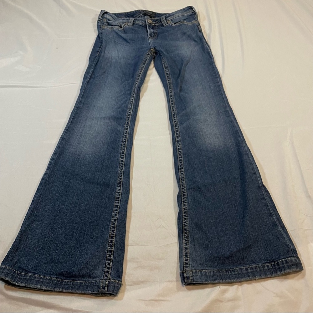 Silver Jeans Co Pica Bootcut Jeans‎ Medium Wash W26 L33  Shortened 27.5